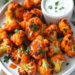 Baked Buffalo Cauliflower Bites First Image First Image