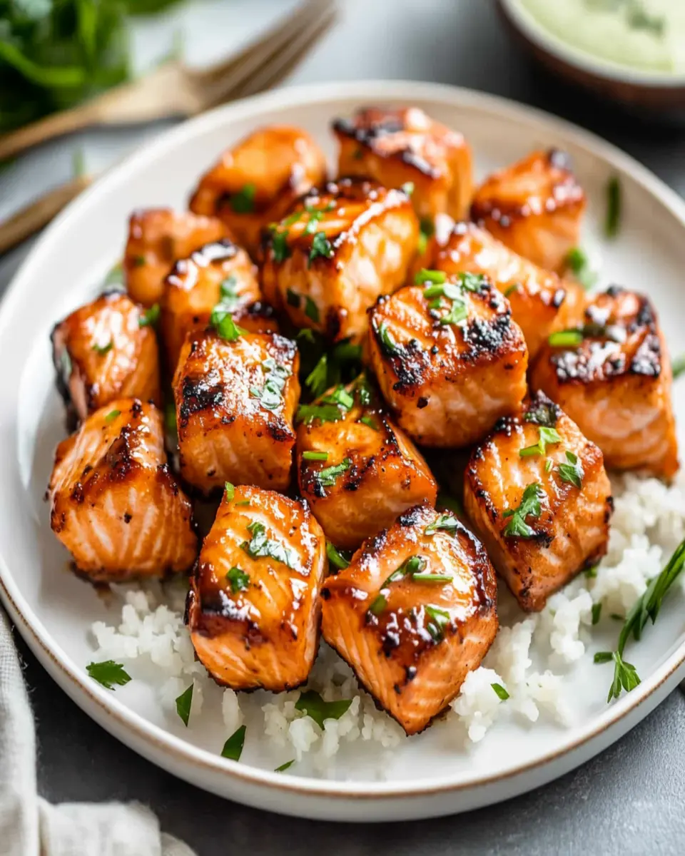 Air Fryer Salmon Bites First Image First Image