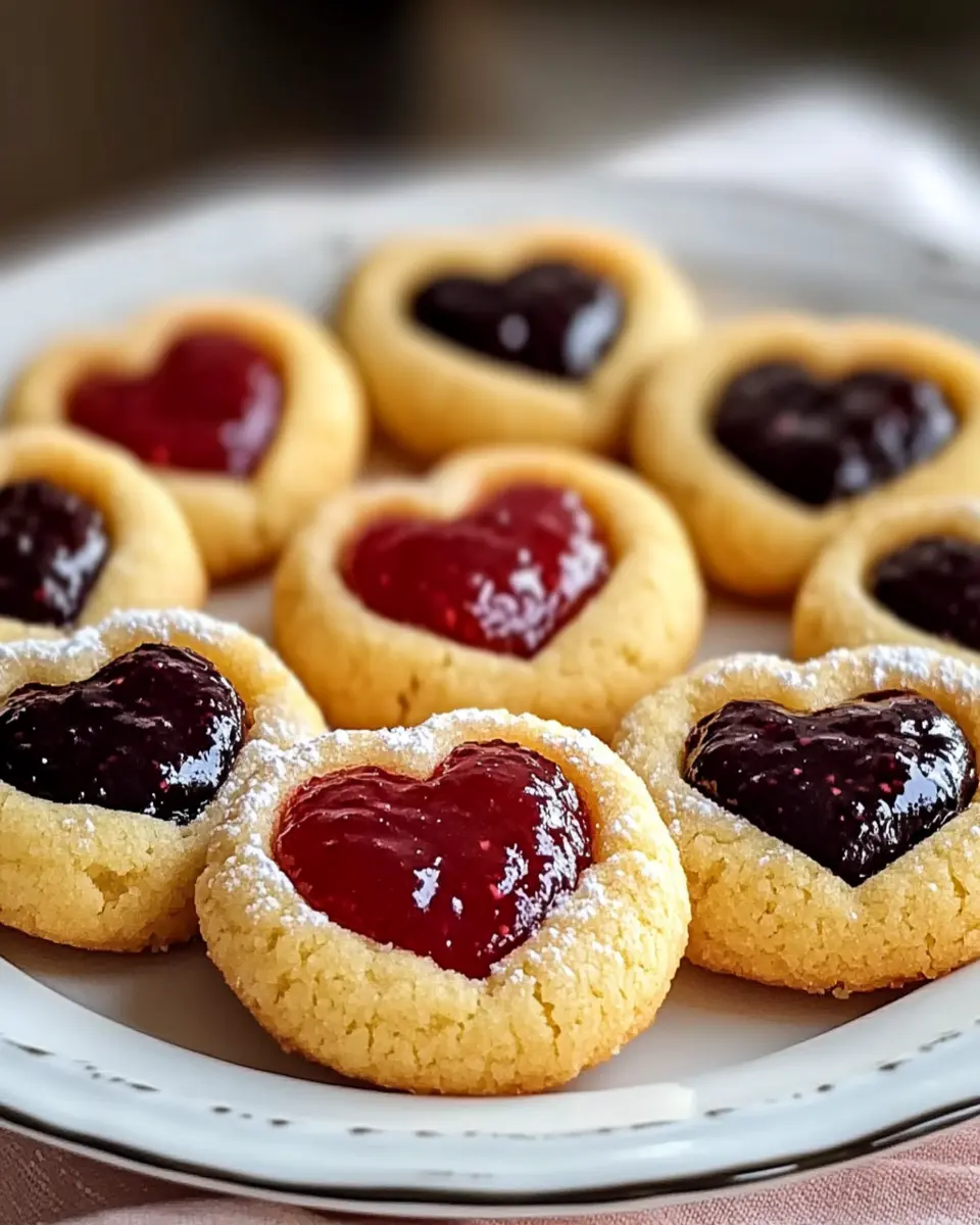 Irresistible Heart Thumbprint Cookies for Every Occasion First Image First Image