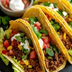 Easy Ground Beef Tacos First Image First Image