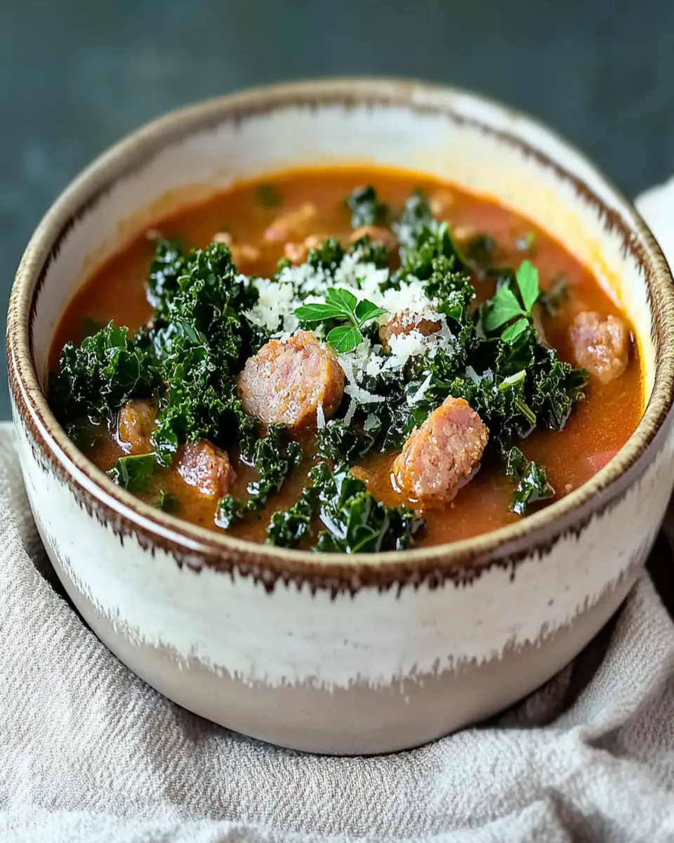 Satisfying Sausage and Kale Soup for Cozy Nights First Image First Image
