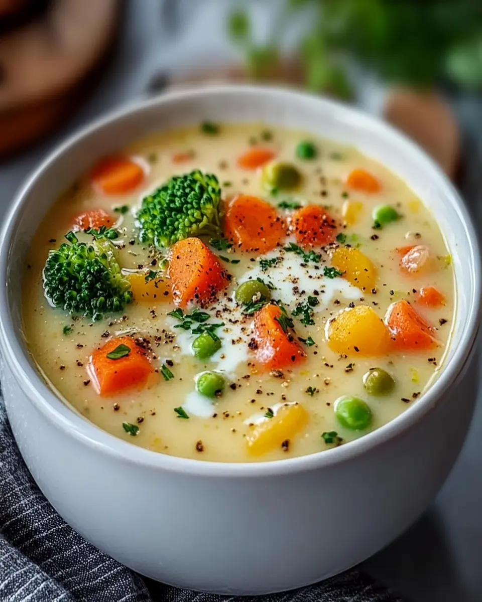 Creamy Vegetable Soup First Image First Image