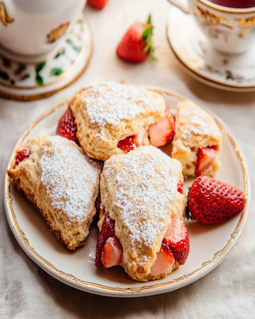 Strawberry Scones Recipe First Image First Image