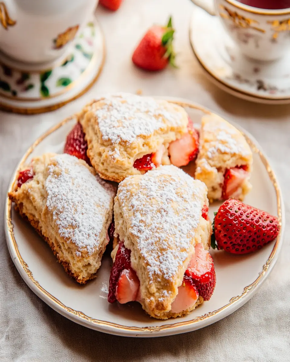 Strawberry Scones Recipe First Image First Image